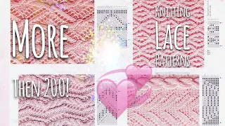 Ажурные УЗОРЫ СПИЦАМИ / Более 💥 200!!! 💥 СХЕМ с фото / Lace KNITTING PATTERNS