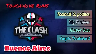 Asphalt 9 Club Clash | Football & politics, Big passions, Harbor Run, Purple Boulevard | TD runs