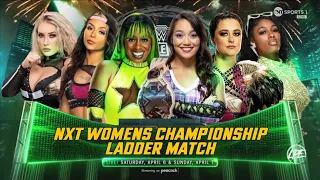 WRESTLEMANIA XL: 6 WOMENS LADDER MATCH: NXT WOMENS TITLE MATCH