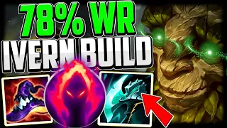 NEW 78% WR IVERN BUILD IS 100% BALANCED ("DUDE YOU'RE OP") | How to Play Ivern & CARRY Season 13