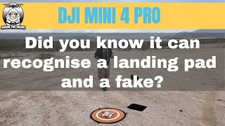 DJI Mini 4 Pro can recognise a landing pad and a fake one!  #shaunthedrone