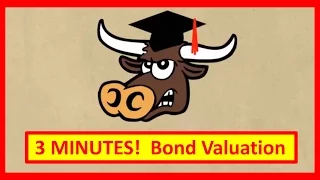 🔴  3 Minutes! Bond Valuation Explained and How to Value a Bond