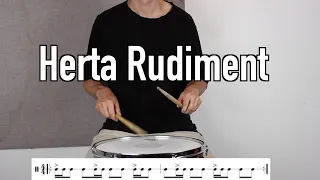 How to play the Herta -  Advanced Drum Rudiment