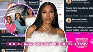 Deion Sanders’ Daughter Deiondra Gets Dragged By Jacquees’ A&R! Deiondra Throws Shade & Calls Out Bf