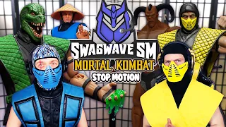 Scorpion & Sub-Zero React to Swagwave's Mortal Kombat Scorpion vs Reptile vs Raiden vs Motaro