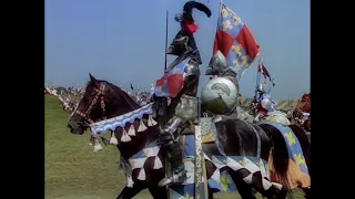 Henry V (1944) by Laurence Olivier, Clip: The famous bit with the arrows just before Agincourt...