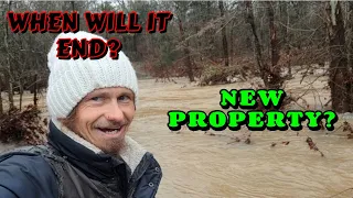ANOTHER FLASH FLOOD..family, couple builds, tiny house, homesteading, off-grid, rv life, rv living,