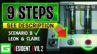 Resident Evil 2 Remake Drug Testing Lab Scenario B 2nd RUN Leon and Claire Puzzle (See Description)