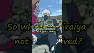 🤯 Unbelievable! The Shocking Reason Why Jiraiya Couldn't Be Revived by Pain 😱 #shorts