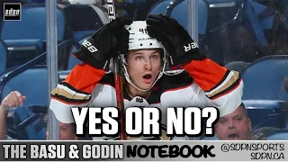 Should the Montreal Canadiens make a deal for Trevor Zegras? | The Basu & Godin Notebook