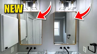 How to INSTALL a Bathroom mirror