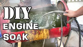 DIY hot tanking the engine block and pistons