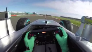 Mercedes W07 - Onboard Lap on Silverstone with Nico Rosberg