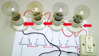 how to make a series bulb connection