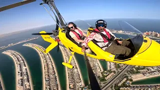 Gyrocopter flight over Dubai - 10 year Dubai Anniversary 🚁