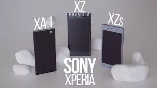 Беглый взгляд на линейку Sony Xperia: XA1, XZ Premiun, XZS