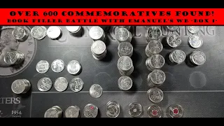 Book Filler Battle. Gotta Catch 'em all! | Coin Roll Hunting Commemorative Quarters