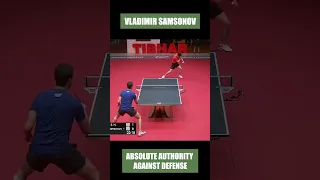 Vladimir Samsonov ABSOLUTE AUTHORITY OVER DEFENSE! #shorts #tabletennis