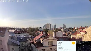 Daily weather cam - Sunny spring Tallinn time lapse - 2024-05-15