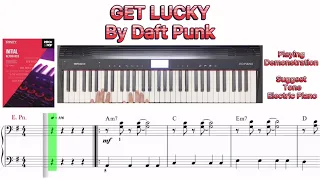 Trinity Rock & Pop Keyboards Initial - Get Lucky (Demo & Exam Backing) Play & Music Notes