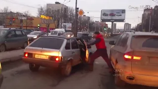 Выпуск №101. Быдло на дороге, неадекватные водители, разборки, мгновенная карма.