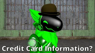 A Protogen Asks You For Your Credit Card Information