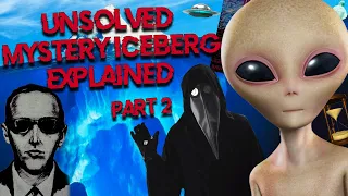 The Unsolved Mysteries Iceberg Explained (Part 2)....