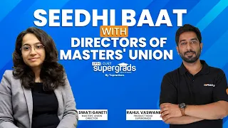 In Conversation with @MastersUnion Director Ms Swati Ganeti | UG Programs Via Masters Union