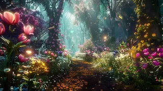 Journey Entering Fairy Forest | Enchanted Flute Music w/ Nature Sound | Sleep Tight, Rest the Mind