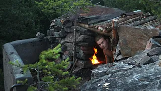 We Built a Survival Shelter in RUSSIAN BUNKERS! 3 Day Bushcraft