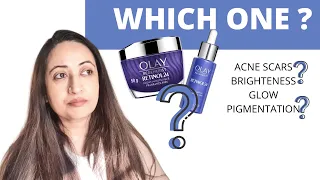 Olay Retinol 24 Serum Vs Cream| Olay Retinol24 Moisturizer| Is it the Best Retinol Product in India?