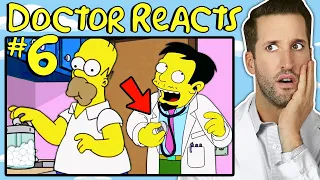 ER Doctor REACTS to Funniest Simpsons Medical Scenes #6