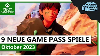 9 NEUE XBOX GAME PASS SPIELE | Oktober 2023