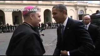 Pope Francis meets with President Obama