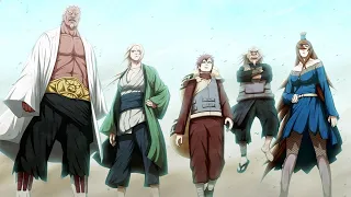 Los 5 Kages Llegan al Campo de Batalla para enfrentar a Madara