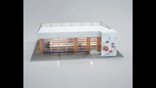 3D model : Mini market store