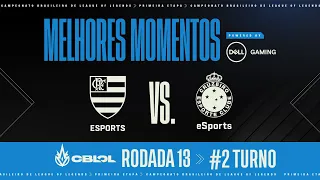 CBLOL 2021: 1ª Etapa - Fase de Pontos | Melhores Momentos (FLA) x (CRZ) (2º Turno) - by Dell Gaming