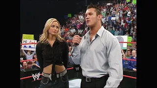 Randy Orton RKOs Stacy Keibler Before WrestleMania | RAW Mar 21, 2005