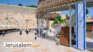 Jerusalem: Western Wall ➡ City Center ➡ Machane Yehuda Market.