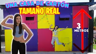 HOUSE TOUR de la SUPER MANSION de CARTON TAMAÑO REAL | AnaNANA TOYS