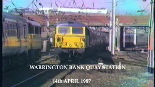 BR in the 1980s Warrington Bank Quay Station in April 1987