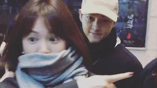 (180302) Song Joongki and Song Hye Kyo Spotted in a Theather