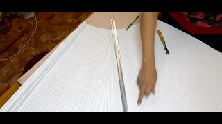 Как сделать форму для гофре из ватмана .Corrugation, pleated fabric.