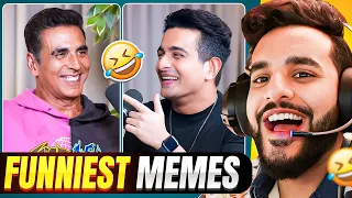 Akshay kumar ROASTED Beer-Biceps😂 !! Reacting to Funny memes in my NEW STUDIO😍