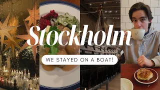 STOCKHOLM TRAVEL VLOG // traditional Swedish food, Christmas markets, & sunken 17th century warship