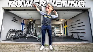 Oscar’s Sweden Powerlifting Home Gym That Builds MASS Muscle!