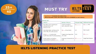 Rental List - IELTS Listening Practice Test 2024 Answers