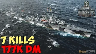 World of WarShips | Ernst Gaede | 7 KILLS | 177K Damage - Replay Gameplay 4K 60 fps