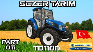 NEW HOLLAND TD 110 D İLE 5'Lİ SABAN Part 2 !! Farming Simulator 22 Shorts Serisi #11 #shorts