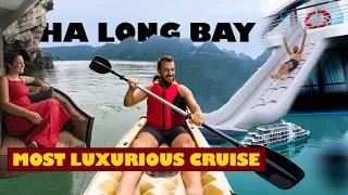 Ha Long Bay's MOST LUXURIOUS Cruise? (WATER SLIDE INCLUDED)